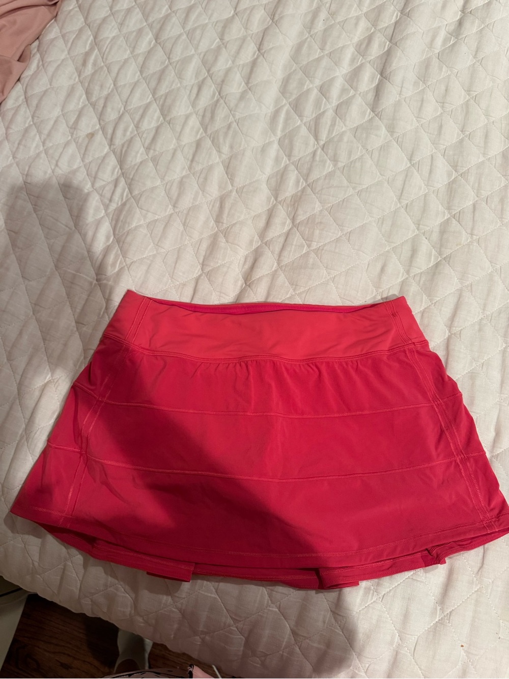 Lululemon Hot Pink Pace Rival Skirt